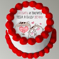 Бенто торт Любить