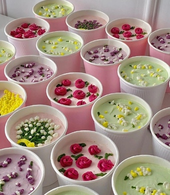 Торты в стакане