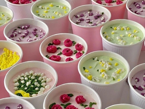 Торты в стакане