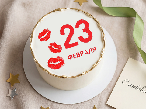 Бенто торты с печатью